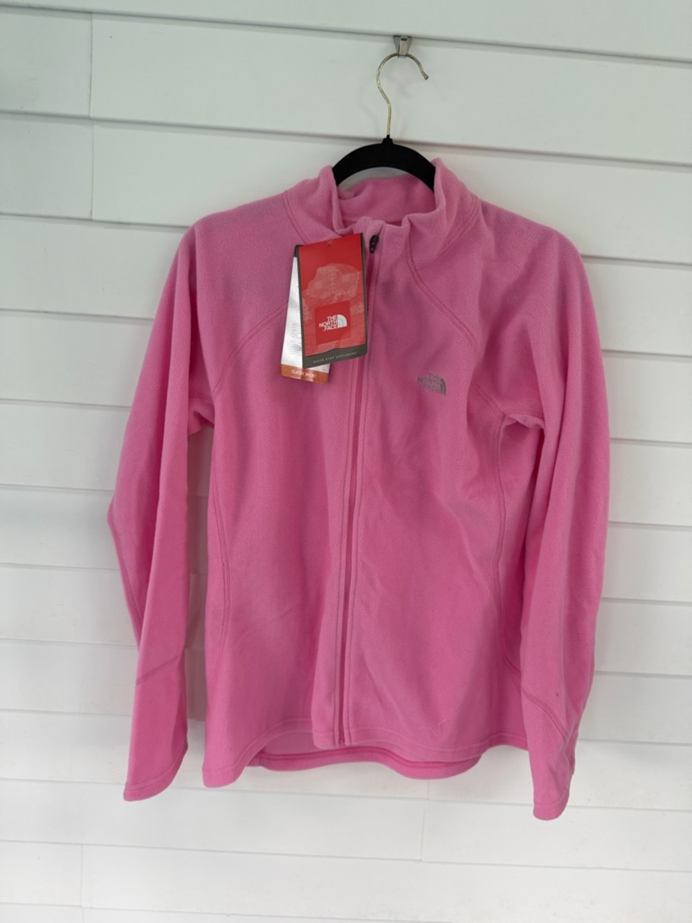 The North Face Pink Full-Zip Fleece Jacket